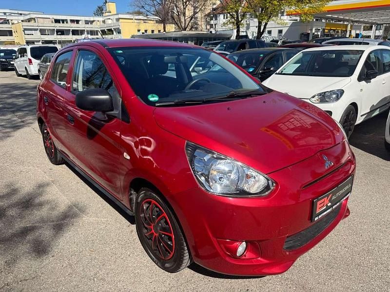 Gebraucht Mitsubishi Space Star Plus 71 PS (52 kW) 2014 Rot Van / Kleinbus