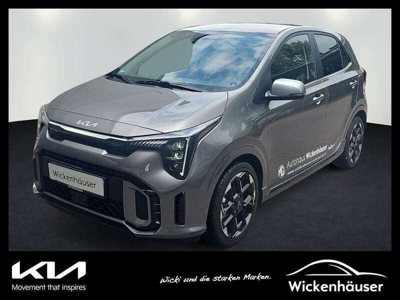 (m7g) astrograu met. Gebraucht 2025 Kia Picanto GT-Line Kleinwagen | 18.990 € (Superpreis) - Bild 1/4