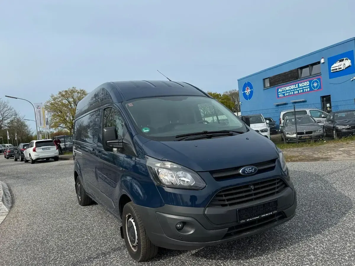 Gebraucht Ford Transit Custom 101 PS (74 kW) 2016 Blau Van / Kleinbus