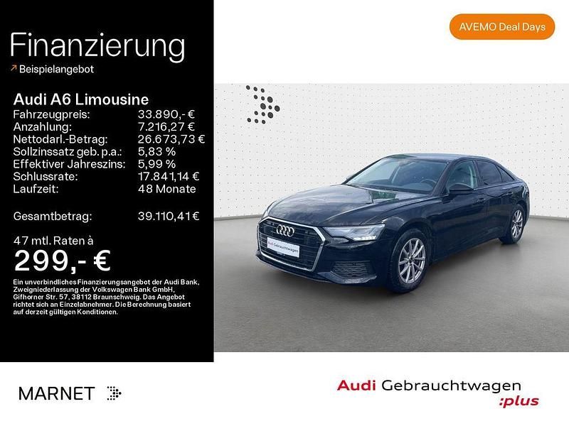 Brillantschwarz Gebraucht 2023 Audi A6 Performance Limousine | 33.890 € (Superpreis) - Bild 1/4