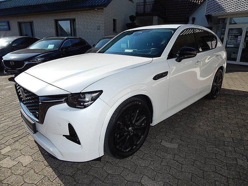 Rhodium white Gebraucht 2023 Mazda CX-60 Homura-Line SUV | 37.590 € (Guter Preis) - Bild 1/4