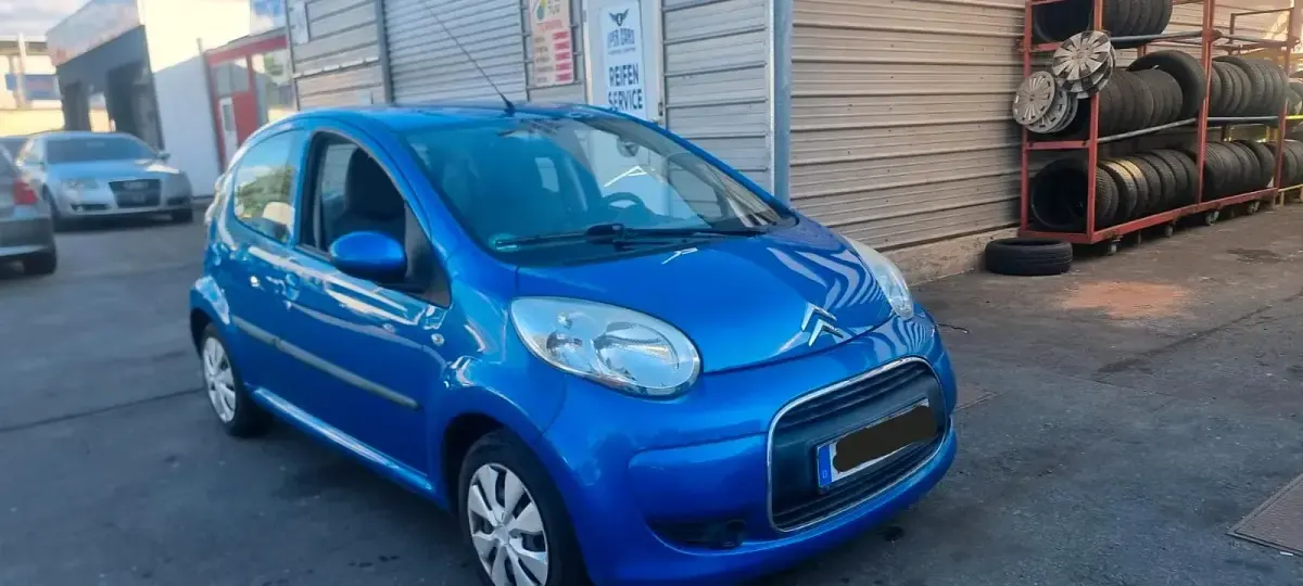Gebraucht Citroën C1 60 PS (44 kW) 2009 Blau Kleinwagen
