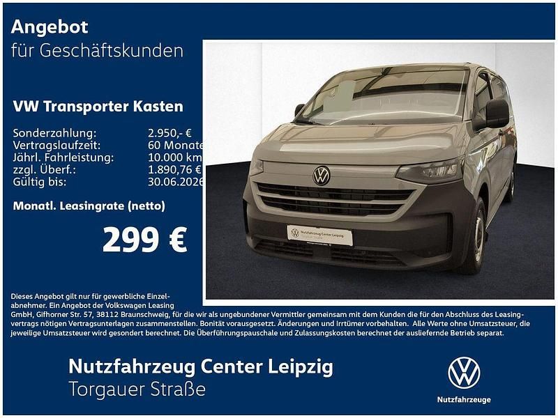 Neu VW Transporter 110 PS (80 kW) 2026 Grau Van
