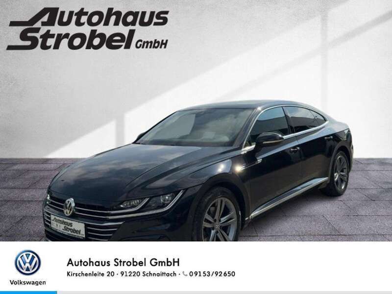 Deep black perleffekt Gebraucht 2019 VW Arteon R-line Coupé | 28.990 € - Bild 1/3