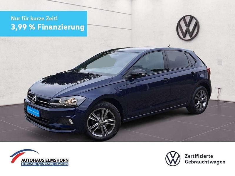 Atlantik blue metallic Gebraucht 2021 VW Polo United Kleinwagen | 17.210 € (Fairer Preis) - Bild 1/3