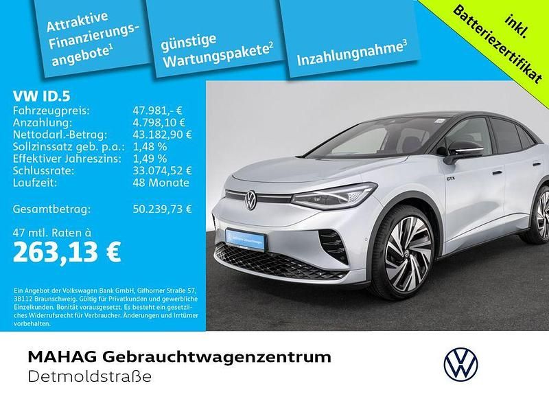 Scale silver metallic/schwarz Gebraucht 2025 VW ID.5 GTX SUV | 47.981 € (Teuer) - Bild 1/2