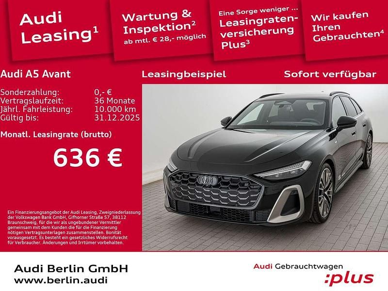 Mythosschwarz metallic Gebraucht 2025 Audi A5 Ambiente Coupé | 59.990 € (Teuer) - Bild 1/3