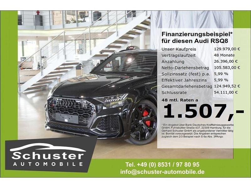 Schwarz Gebraucht 2023 Audi RS Q8 Ambiente SUV | 129.979 € - Bild 1/4