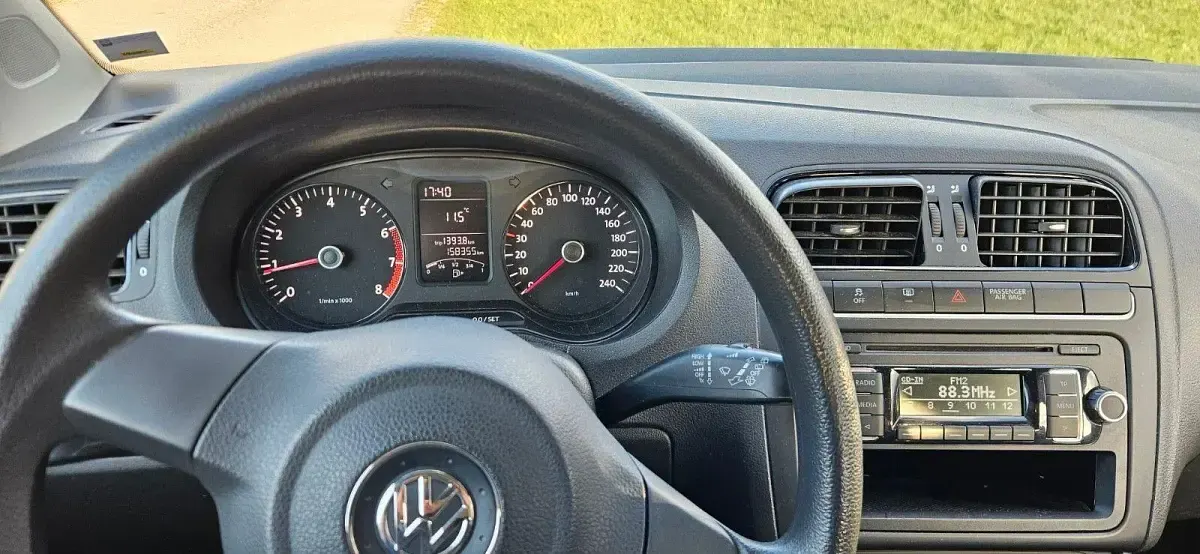 Gebraucht VW Polo Trendline 69 PS (50 kW) 2011 Schwarz Kleinwagen