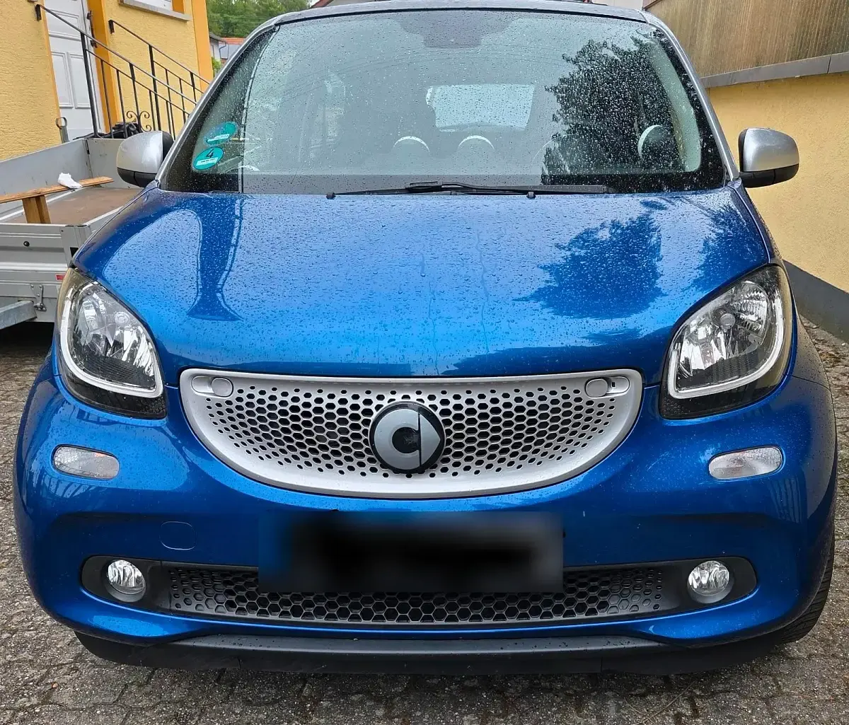 Usata Smart ForFour Passion 71 CV (52 kW) 2015 Blu Utilitaria
