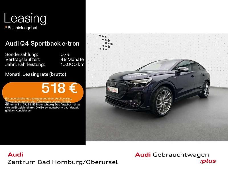Auroraviolett metallic Gebraucht 2025 Audi Q4 e-tron S-Line SUV | 54.790 € (Teuer) - Bild 1/4
