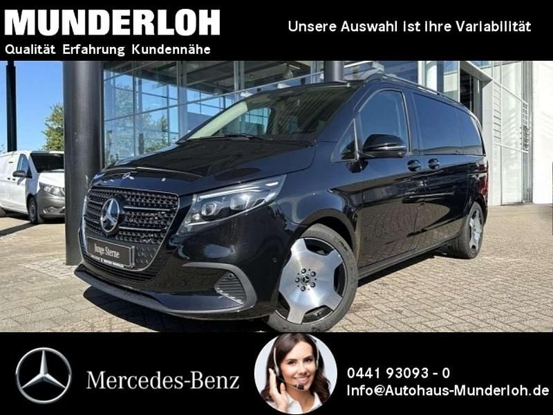 Obsidianschwarz metallic Gebraucht 2024 Mercedes V220 Style Van / Kleinbus | 60.900 € - Bild 1/4