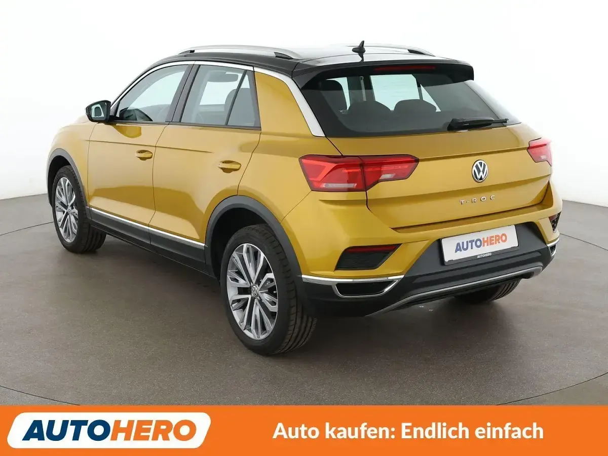 Gebraucht VW T-Roc Style 150 PS (110 kW) 2019 Gelb SUV