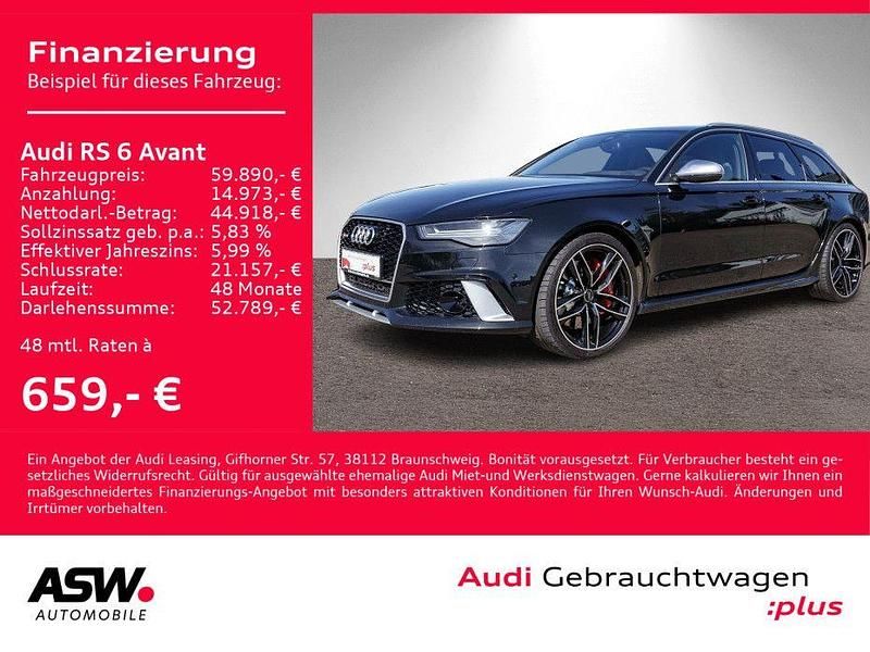 Gebraucht Audi RS6 Comfort 605 PS (444 kW) 2017 Mythosschwarz metallic Kombi