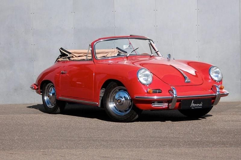 Rot Gebraucht 1961 Porsche 356 Cabrio | 106.000 € - Bild 1/4