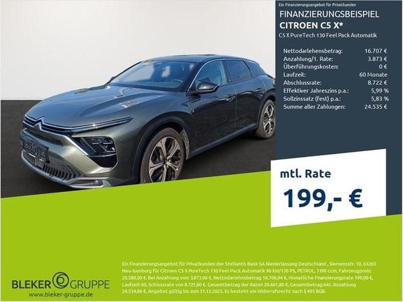 Grau Gebraucht 2022 Citroën C5 X Feel Kombi | 18.580 € (Guter Preis) - Bild 1/3