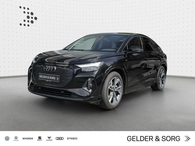 Mythosschwarzmetallic Gebraucht 2022 Audi Q4 Sportback e-tron S-Line SUV | 31.900 € (Guter Preis) - Bild 1/4