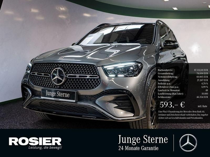 Grau Gebraucht 2024 Mercedes GLE350e Premium Plus SUV | 87.332 € - Bild 1/4
