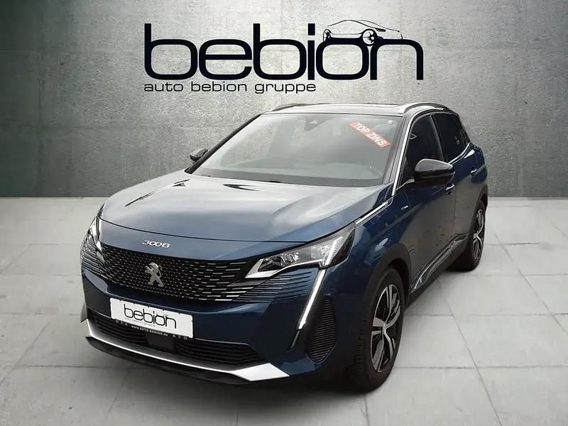 Lackierung blau celebes/metall Gebraucht 2021 Peugeot 3008 Allure Limousine | 24.880 € (Fairer Preis) - Bild 1/4