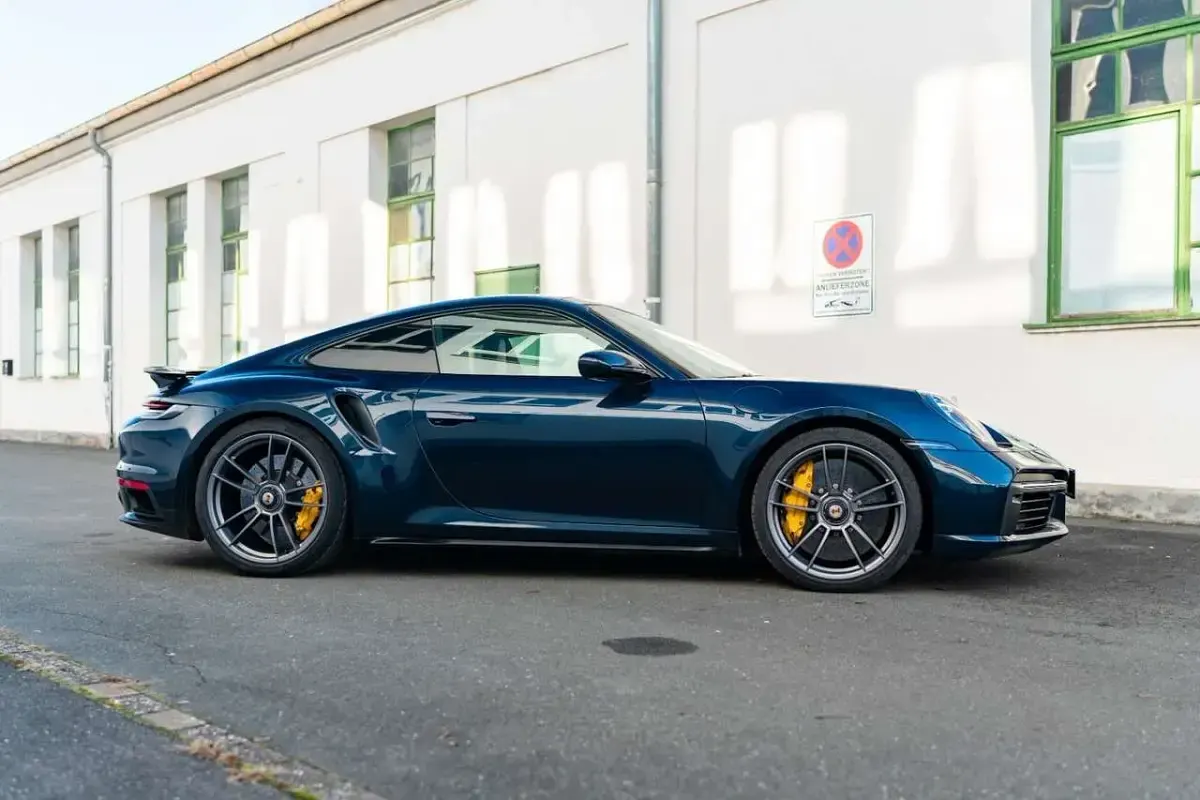 Gebraucht Porsche 911 Turbo S 650 PS (478 kW) 2020 Blau Coupé