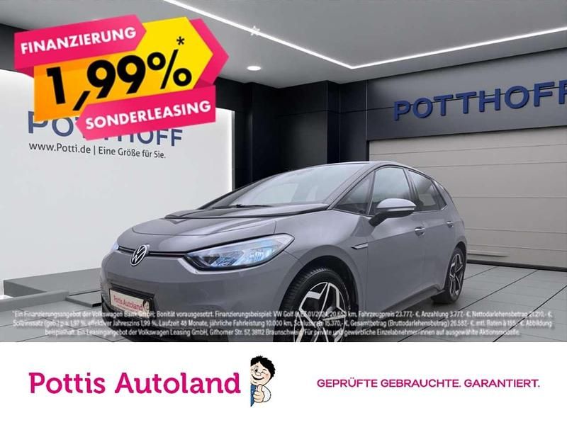 Grau Gebraucht 2021 VW ID.3 Pro Performance Kleinwagen | 15.922 € (Fairer Preis) - Bild 1/4