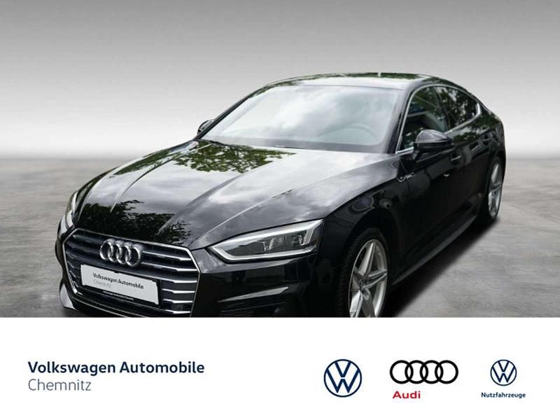 0e mythosschwarz metallic Gebraucht 2019 Audi A5 Sport Coupé | 32.430 € (Fairer Preis) - Bild 1/4