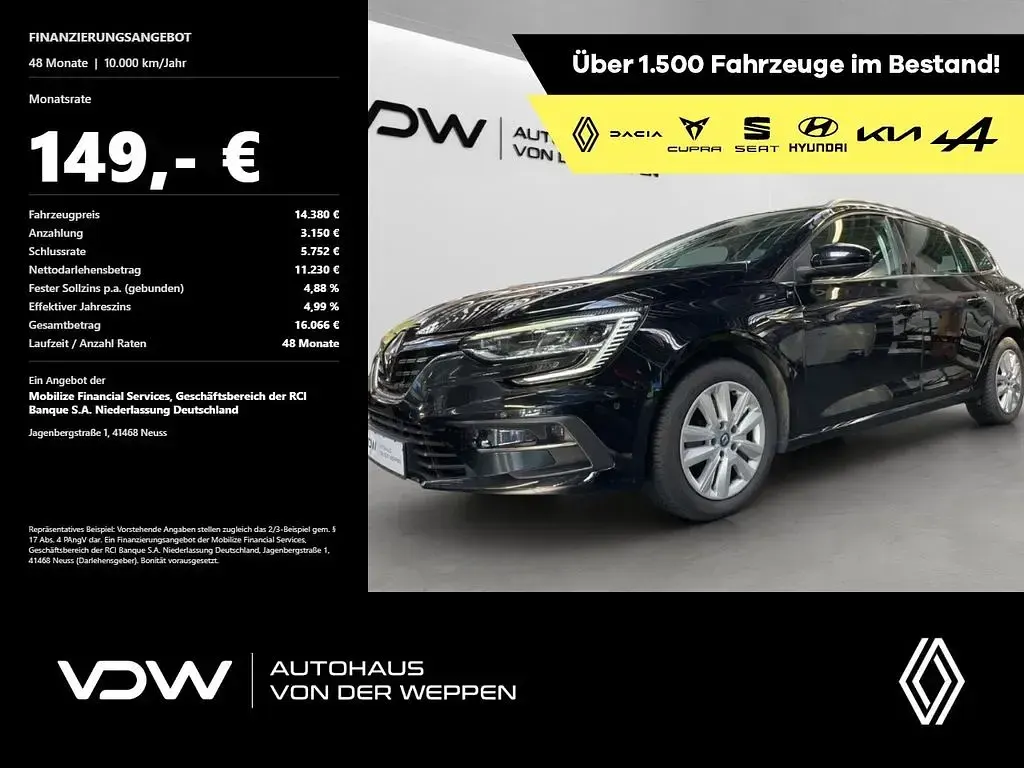 Gebraucht Renault Mégane IV Intens 91 PS (66 kW) 2022 Limousine