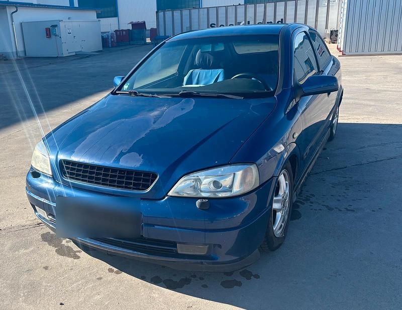 Gebraucht Opel Astra 125 PS (91 kW) 2002 Blau Kleinwagen