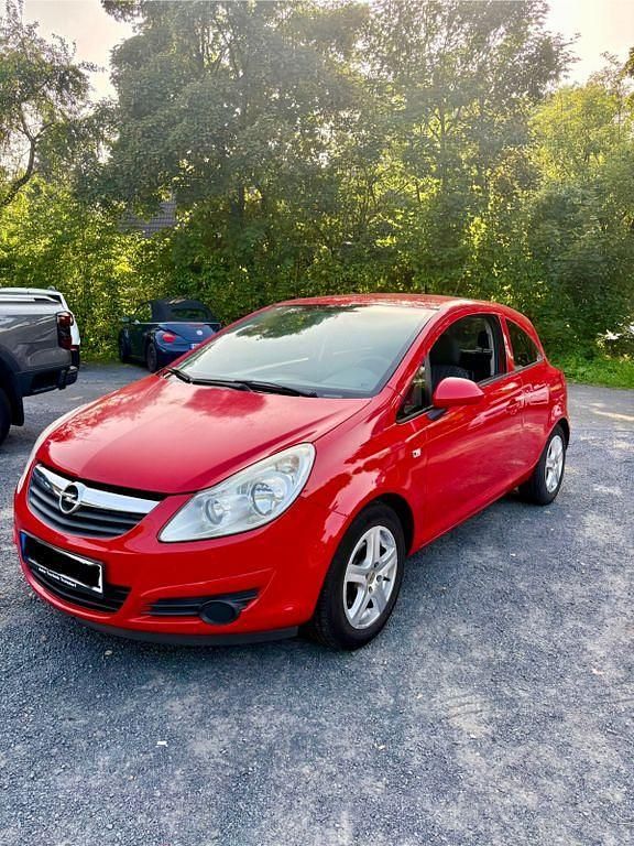Rot Gebraucht 2008 Opel Corsa Edition Kleinwagen | 1.500 € (Fairer Preis) - Bild 1/4