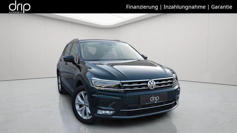 Grün Gebraucht 2017 VW Tiguan Highline SUV | 25.890 € (Superpreis) - Bild 1/4