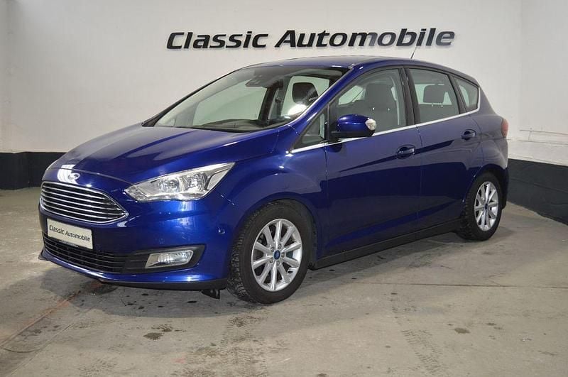 Gebraucht Ford C-MAX Titanium 125 PS (91 kW) 2015 Blau Van / Kleinbus