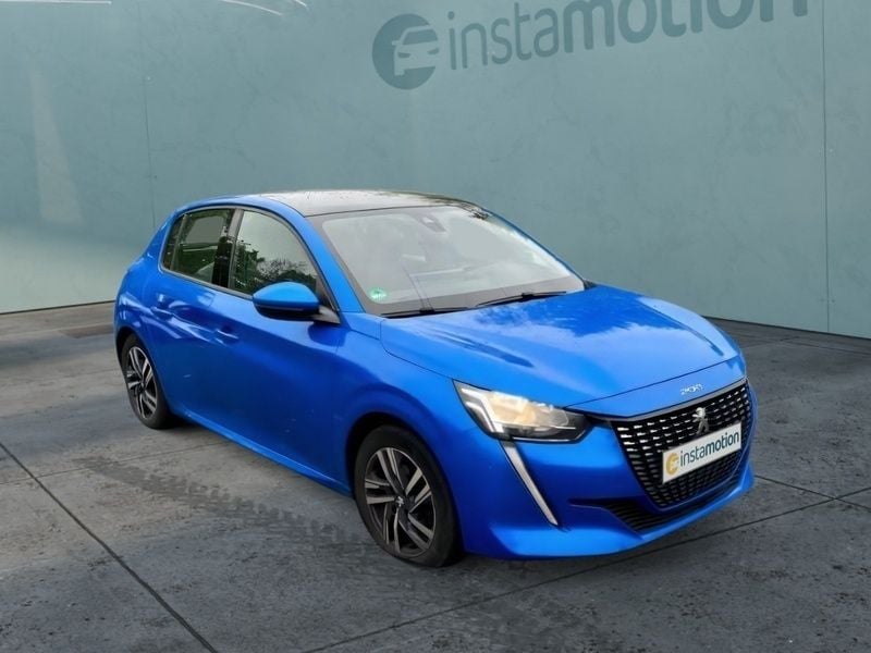 Blau Gebraucht 2019 Peugeot 208 Allure Kleinwagen | 13.980 € (Teuer) - Bild 1/4
