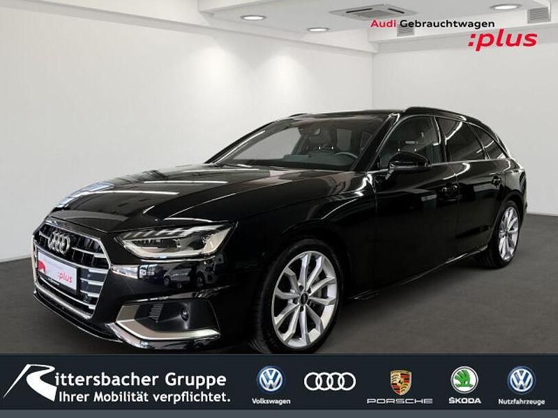 Mythosschwarz metallic Gebraucht 2022 Audi A4 Advanced Kombi | 27.840 € (Fairer Preis) - Bild 1/4