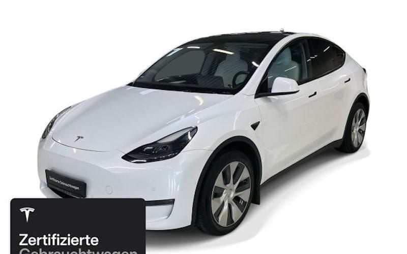 Weiß Gebraucht 2022 Tesla Model Y SUV | 34.100 € (Guter Preis) - Bild 1/4