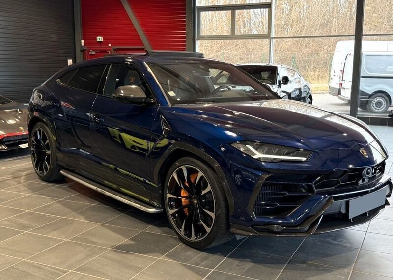 Blau Gebraucht 2021 Lamborghini Urus SUV | 258.250 € (Guter Preis) - Bild 1/4