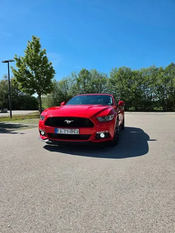 Gebraucht Ford Mustang GT 421 PS (309 kW) 2017 Rot Cabrio