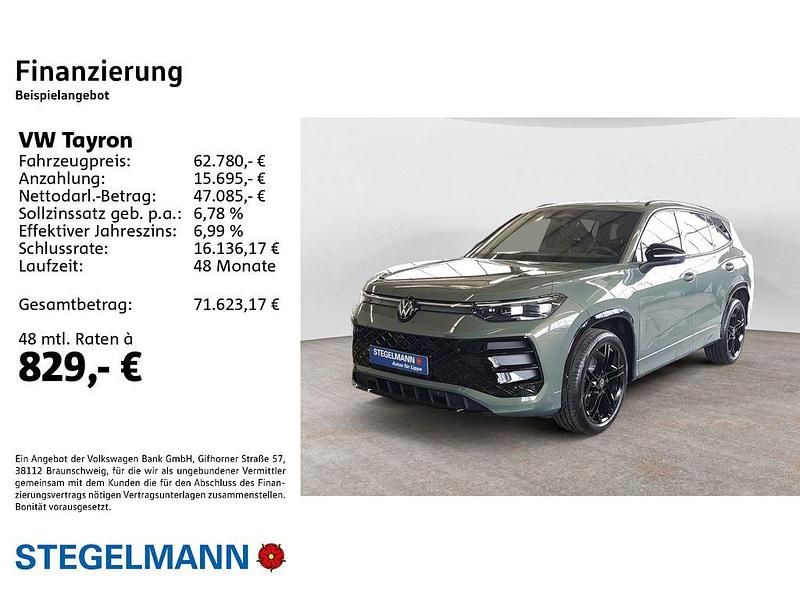 Neu VW Tayron Style 193 PS (141 kW) 2026 Grün SUV
