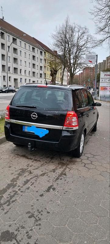 Gebraucht Opel Zafira 115 PS (84 kW) 2008 Schwarz Van / Kleinbus
