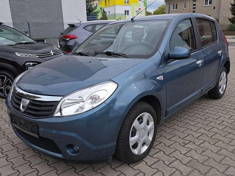 Blau "mineral" Gebraucht 2008 Dacia Sandero Lauréate Kleinwagen | 2.688 € (Fairer Preis) - Bild 1/4
