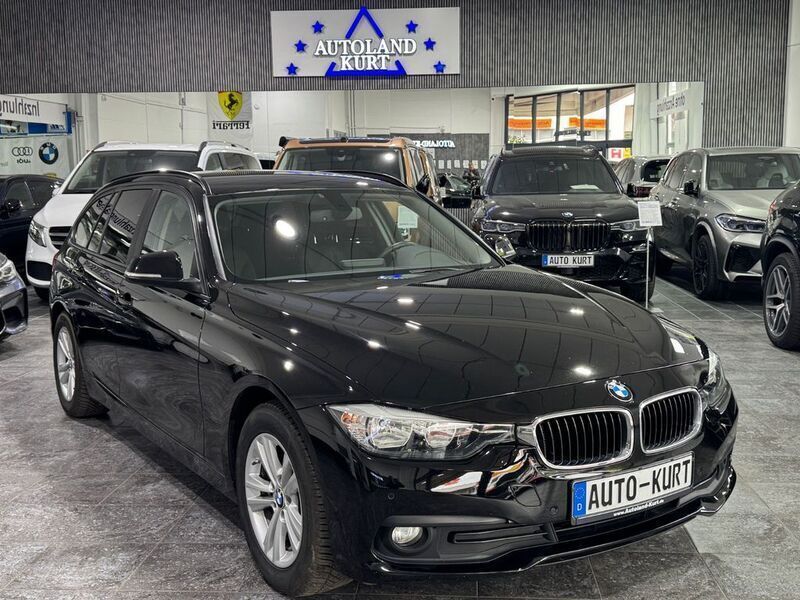 Schwarz Gebraucht 2017 BMW 316 Advantage Kombi | 8.990 € (Guter Preis) - Bild 1/4