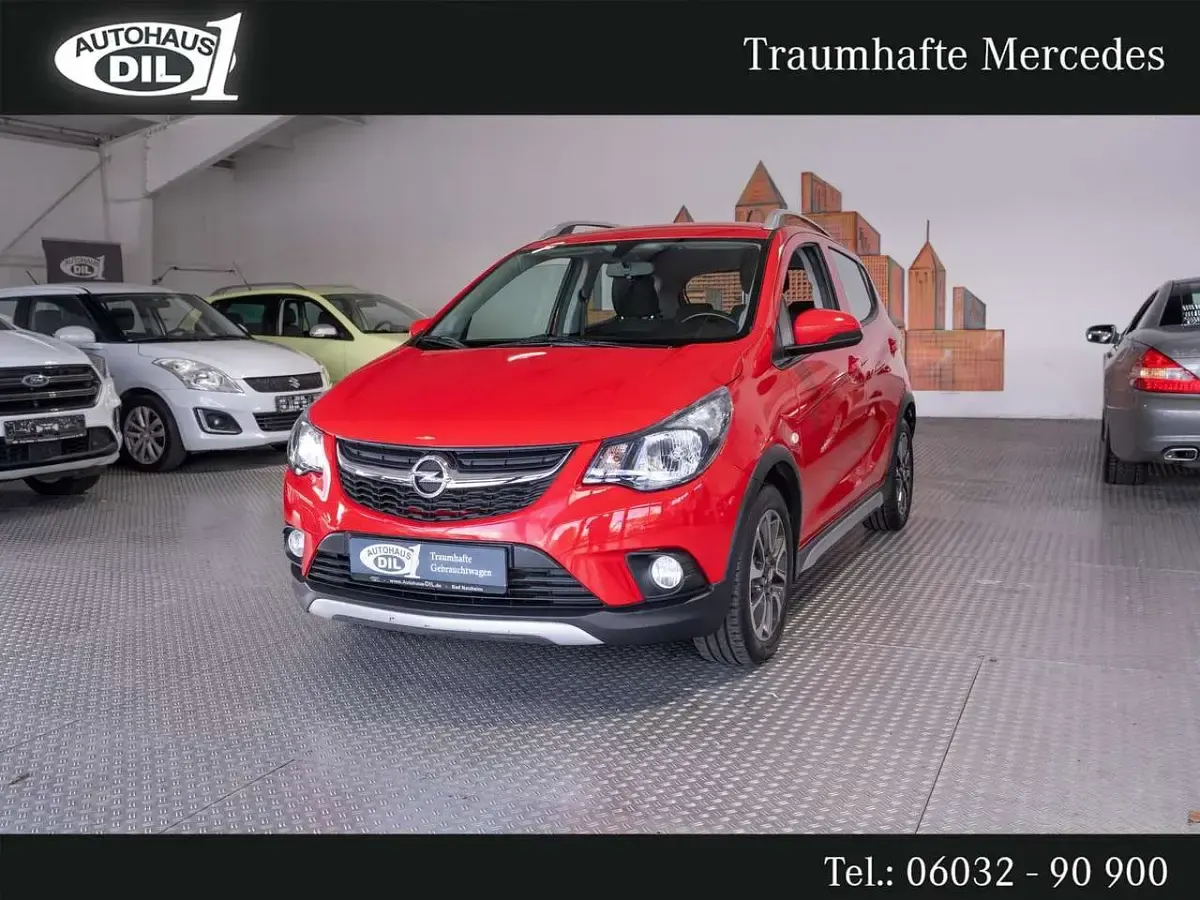 Gebraucht Opel Karl Rocks 75 PS (55 kW) 2017 Rot Kleinwagen
