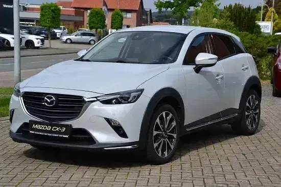 Gebraucht Mazda CX-3 Sports-Line 121 PS (88 kW) 2018 Weiss SUV