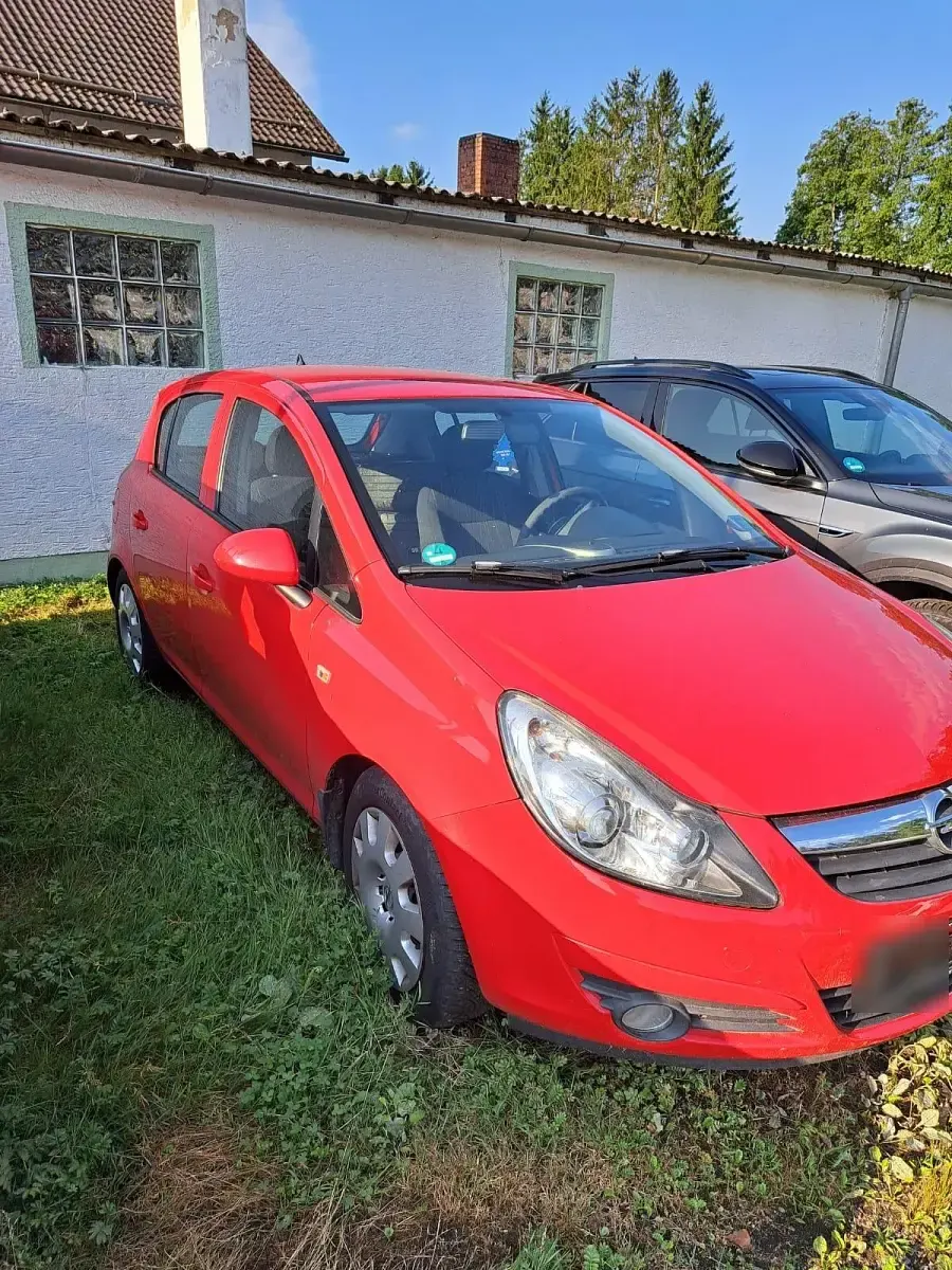 Gebraucht Opel Corsa 75 PS (55 kW) 2008 Rot Kleinwagen
