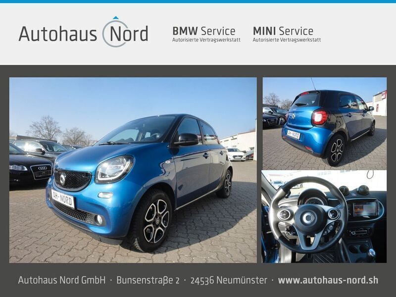 Blau Gebraucht 2015 Smart ForFour Limousine | 5.200 € (Fairer Preis) - Bild 1/4
