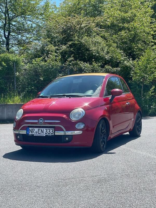 Rot Gebraucht 2007 Fiat 500 Kleinwagen | 3.800 € (Fairer Preis) - Bild 1/4