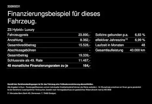 Neu MG ZS Luxury 197 PS (144 kW) 2026 Emerald green SUV