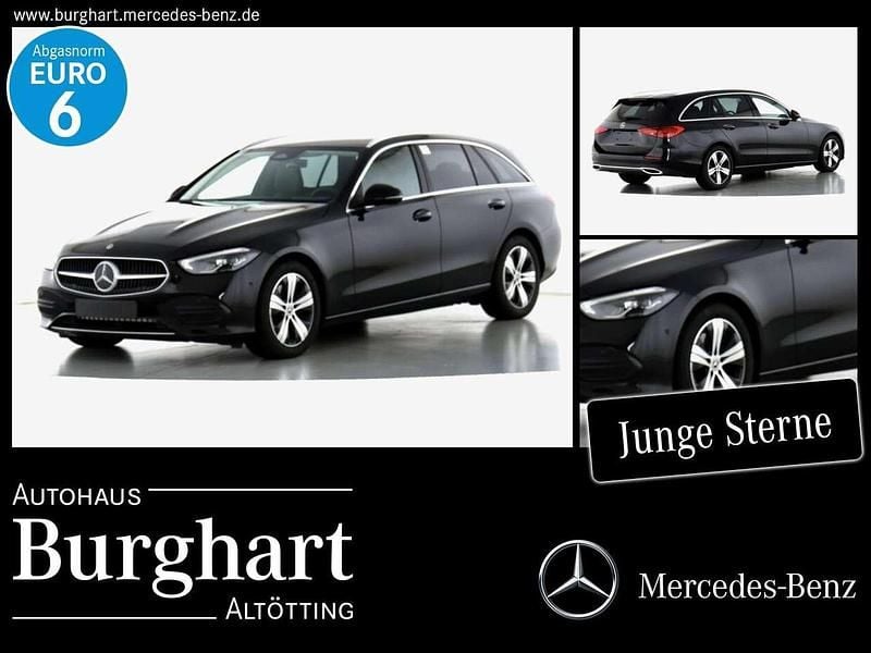 Lack obsidianschwarz Gebraucht 2023 Mercedes C220 Avantgarde Kombi | 33.900 € (Fairer Preis) - Bild 1/4