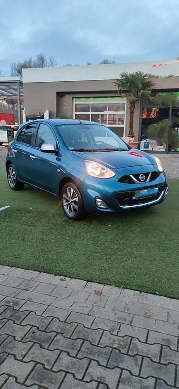 Blau Gebraucht 2017 Nissan Micra N-TEC Kleinwagen | 6.500 € (Guter Preis) - Bild 1/4