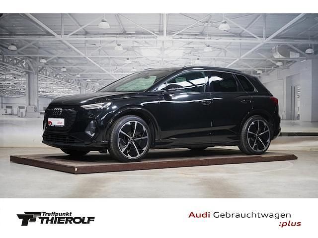 Mythosschwarz metallic Gebraucht 2022 Audi Q4 e-tron S-Line SUV | 31.880 € (Fairer Preis) - Bild 1/4