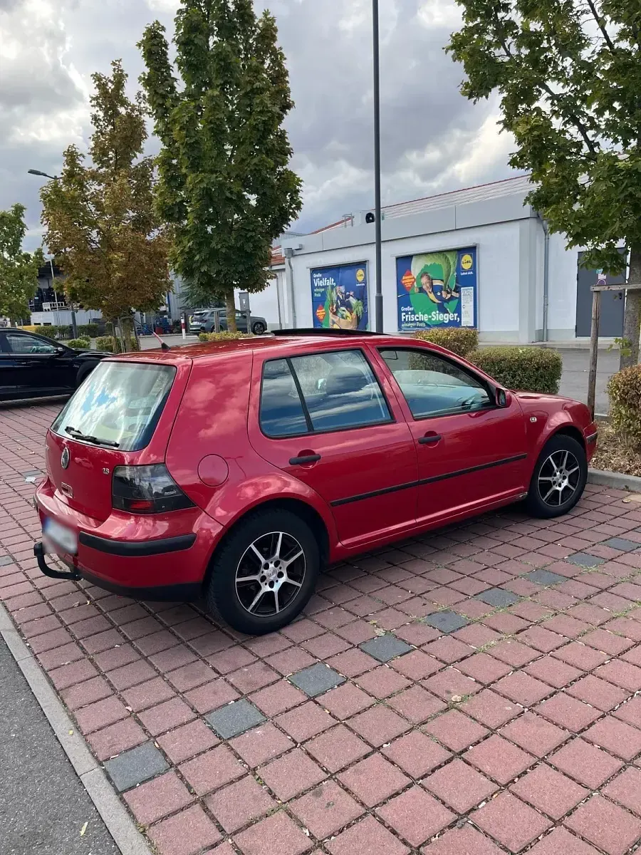 Gebraucht VW Golf IV 2001 Rot Kleinwagen